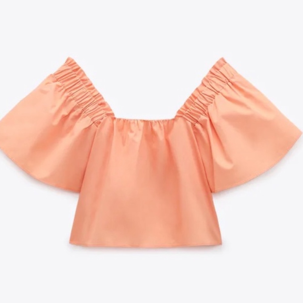 Zara puff sleeve top